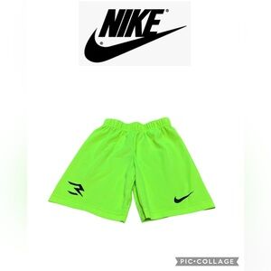 Nike Kids Neon Green Athletic Shorts